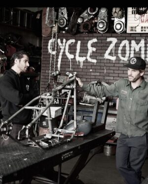 Tyler Posey Instagram - From start to finish. 1956 Panhead. Built in Huntington Beach California