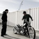 Tyler Posey Instagram - From start to finish. 1956 Panhead. Built in Huntington Beach California