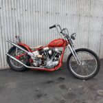 Tyler Posey Instagram - From start to finish. 1956 Panhead. Built in Huntington Beach California