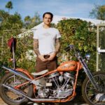 Tyler Posey Instagram - From start to finish. 1956 Panhead. Built in Huntington Beach California
