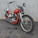 Tyler Posey Instagram - 🔥🔥AGENT ORANGE 🔥🔥 56 panhead for our buddy @tylerposey58 hope you like it brother. Come check it out this weekend @paradiseroadshow #cyclezombies