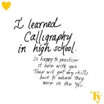 Tyra Banks Instagram - I’m a lil rusty…Gotta up my game. What U wanna get better at? 👇🏽 . #Calligraphy