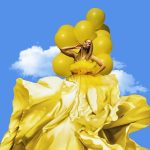 Tyra Banks Instagram - Float way with me. Fashionably. 💛 . . . #Yellow #Balloons #FanArt