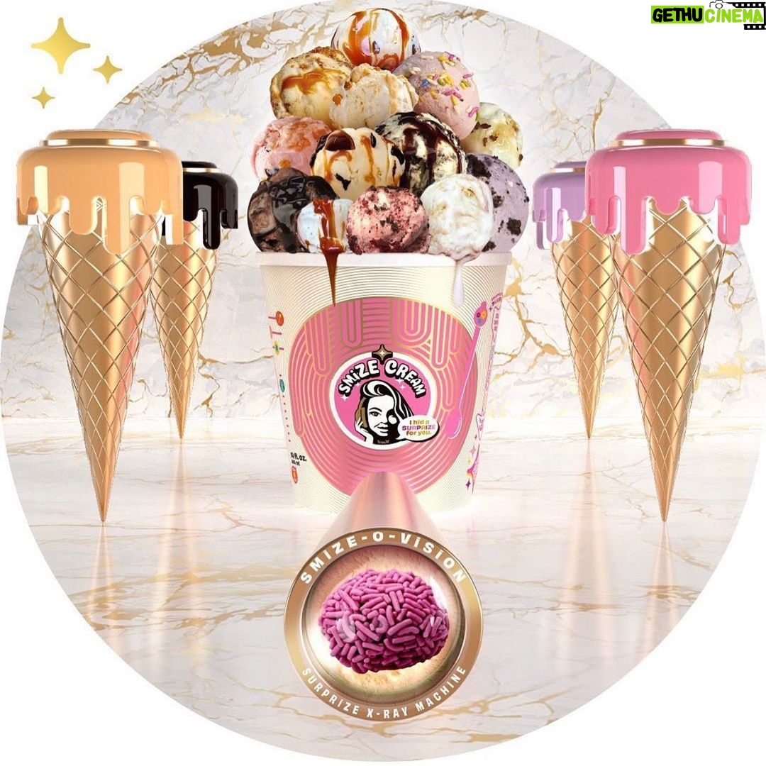 Tyra Banks Instagram - What’s your DREAM? Mine was to create an ice cream company that had something special…something different. @smizecream Keep your eye on the SMiZE! Never. Stop. Dreaming. 💛 . . . #SMiZE #SMiZECream #Dream #Dreams #Dreamz