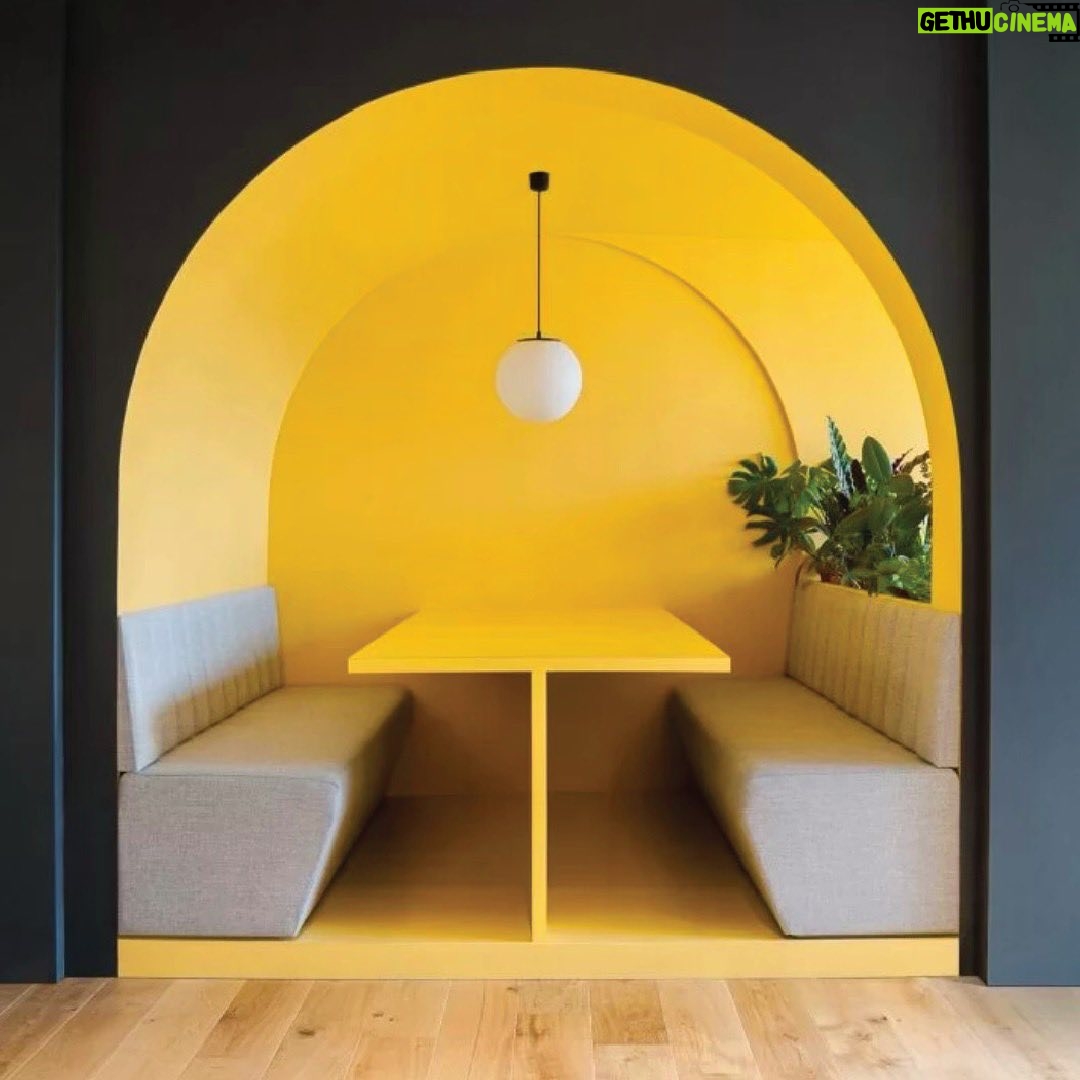 Tyra Banks Instagram - OMG. I can’t believe there’s an architecture and design firm called Yellow Cloud Studio. They don’t do all yellow spaces but I sure do wanna cozy up in this sunny one and do my emails and video calls! Sending an awkward stan-filled “Hey Y’all!” to the founders Eleni Soussoni and Romanos Tsomos for naming their firm my fave color. 🤪 #TyraLovesDesign #Yellow