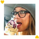 Tyra Banks Instagram - This tasty ice cream spot, @brustersfresh, is down the street from where I grew up in L.A. These blueberry cobbler and graham cracker flavors are soooo good! I love trying and shouting out other ice cream companies. We are all in the together. @smizecream loves y’all! 🍦
