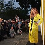 Tyra Banks Instagram - I had a great time in Berlin last night at the @MarcCain fashion show. And right after the show, they served a lovely dinner in the exact same seats as everyone sat in during the show! I’d never experienced that before. But back to the clothes…so gorgeous, so wow. Such an amazing time! . . #MarcCainGirls #MarcCainLovesFashionWeek #FeelTheMoment #Ad