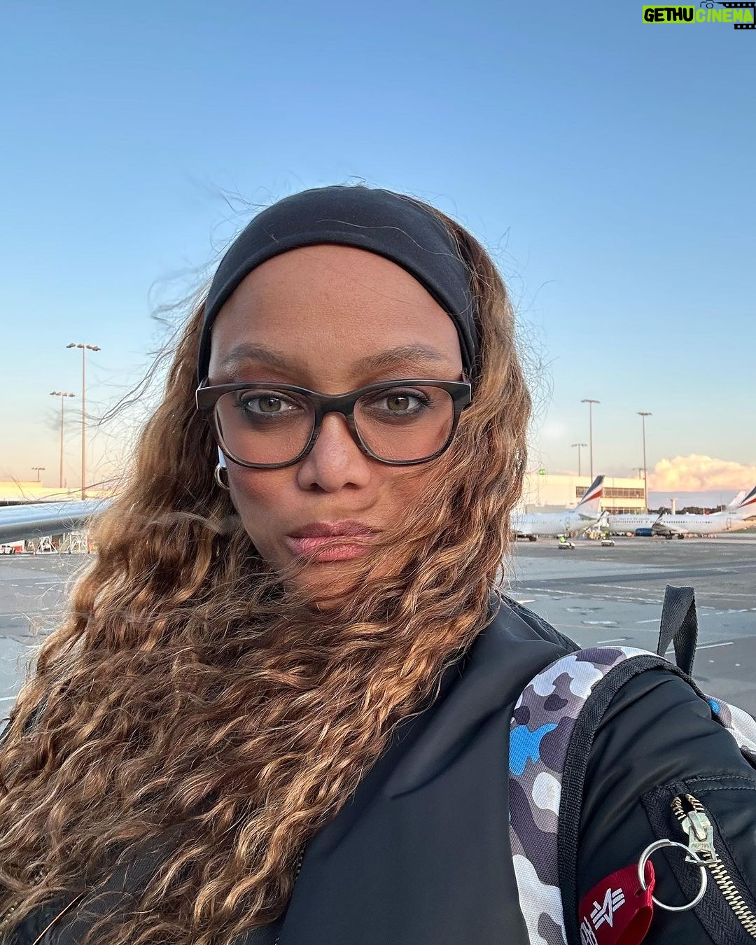 Tyra Banks Instagram - So fly ✈️ Where are YOU right now and where you WANNA be? ✈️