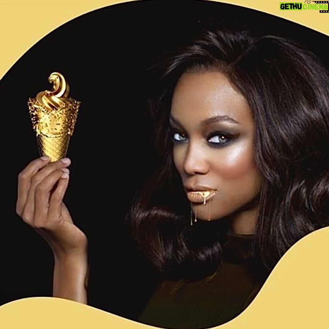 Tyra Banks Instagram - Happy National Ice Cream Day! π¦π¦π¦π¦π¦π¦π¦π¦π¦ It would a been a sin for me to not post today, right? Iβd love for you to follow my ice cream company @smizeanddream because we have lots tasty stuff coming really soon. π