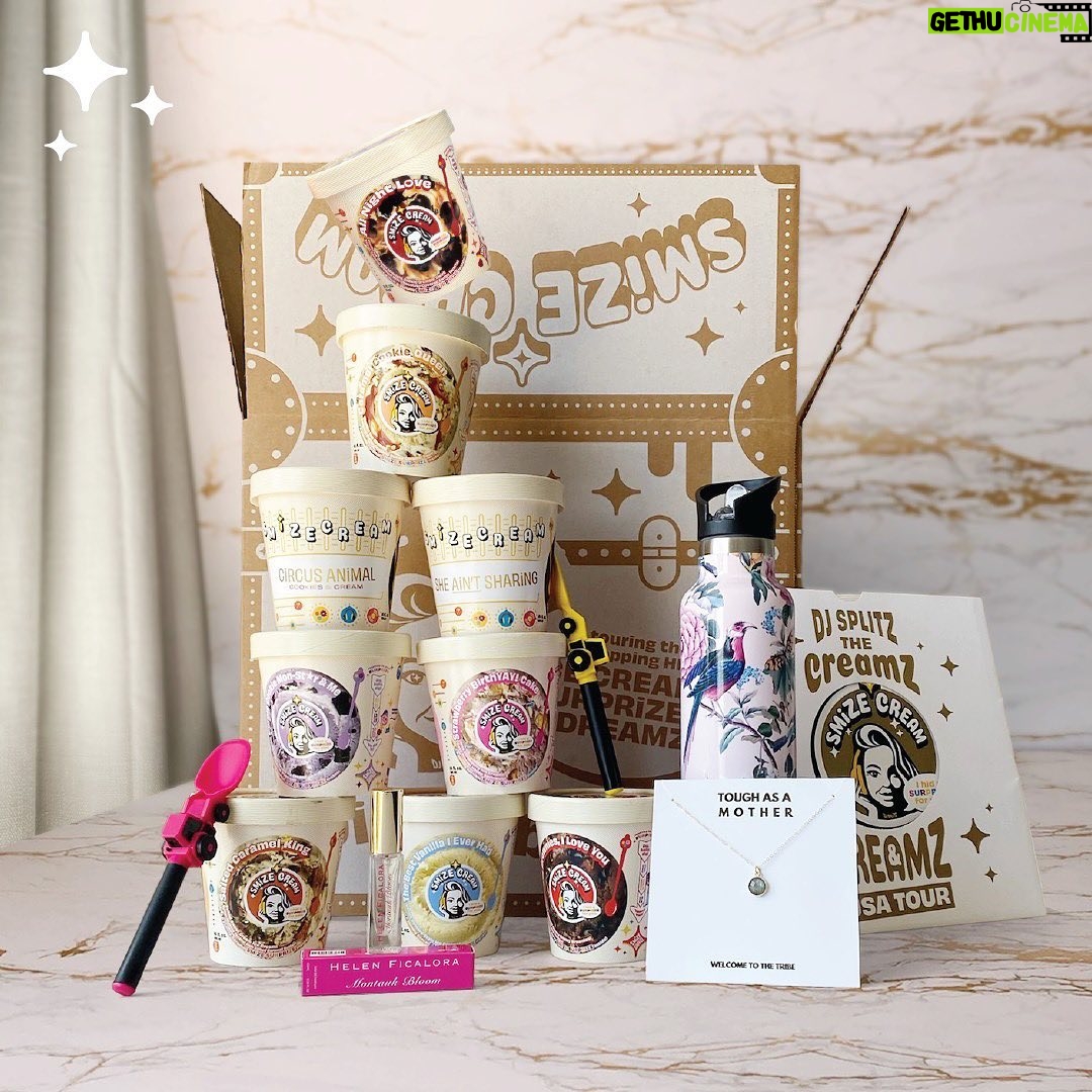 Tyra Banks Instagram - ❤️MOTHER’S DAY GIVEAWAY❤️ @SMiZECream is gifting ONE LUCKY WINNER our Mother’s Day Deluxe Ice Cream Box! It’s filled with 9 ice creams + luxe gifts! We will ship the box right to your Mom’s doorstep (or to yours)! To Enter: 😍 Like this post + follow @goldbelly and @smizecream 😍 Extra Entries if you tag friends on the @smizecream post! Must enter before 04/29, live in the continental US, and be 18+ to win. Winners will be DM’d from @smizecream on April 29. Ok, go to @smizecream now! . . . #Giveaway #MothersDay #MothersDayLove #SMiZECream #SMiZE #IceCream #SheAintSharing @HelenFicalora @toughasamothertribe @MyBougieBottle