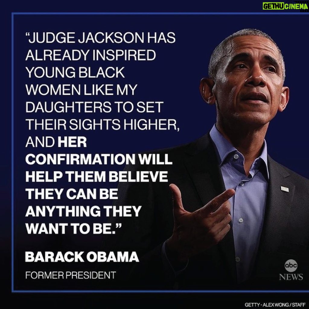 Tyra Banks Instagram - President Biden has nominated Judge Ketanji Brown Jackson to serve as the next Justice on the Supreme Court. First Black woman ever. This is a huge first step. She’s already made history. Can I get an Amen? #womenshistorymonth