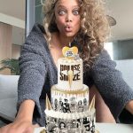 Tyra Banks Instagram - 50. I can’t believe I’ve been on this earth 🌏that many years. I remember like yesterday my mom‘s 50th birthday party 🥳 and we celebrated her in the biggest way. It was a big one. And now it’s mine. So many fear getting older. That’s understandable. Things just aren’t the same anymore. Our bodies. Our energy. Our minds. 🧠 But I gotta say, my mind is FIERCER THAN EVER. Wise, baby. But still… I think we have to look at aging and these big milestone years like, “I GET to be that age.” A Blessing. If you’re younger than me 👧👦, I HOPE you get to reach my age and BEYOND. Because it feels damn good. (What doesn’t feel so good is the damn sciatica I got from falling in a scene in Life-Size 2!!! ) Wise words from Auntie TyTy: You don’t have to stay stuck. You can start off doing one thing, and as the years go by, you switch that ish up. ➰Yeah, I started in the fashion world and did the whole magazine covers, catwalks and couture 💄 thing and more but I have pivoted, baby. Again. You can 2. Can’t stop. Won’t stop. You hear me?! My mama and I have been obsessed with ice cream 🍦for forever. And now (and WOW), I got me some big ice cream DREAMS with @SMiZEandDREAM. I work on the biz 7 days a week. It’s hard work, man. Like crazy. But I’m IN LOVE with it. Because it’s not just about ice cream. It’s about inspiring people to make their dreams come true. What can YOU do well that peeps don’t know? Y’all may not know this, but I can write - scripts, essays, fiction - and I’m damn good at it. (When you’re 50, you can brag about yourself!) And now, I’m co-writing a SMiZE & DREAM graphic novel📕that’s all about age and dreams and yep, lotsa yummy ice cream 🍨. It’s called THE HOUSE OF SMiZE. (Y’all helped pick that title!) So I decided to celebrate 50 with cake 🎂graphic art themed to my new tasty and exciting dream. (When you’re 50, you can photoshop your cake in because you’re too busy doing big thangs!) So now I’m turning to you. Yeah, it’s my birthday but I am curious about YOU. What’s YOUR DREAM? Don’t sleep on it. 🚫💤 Wake up and DREAM🌞…and share it with me. 👇🏽 2024 is around the corner and we are gonna DREAM really BIG…together. 💛TyTy