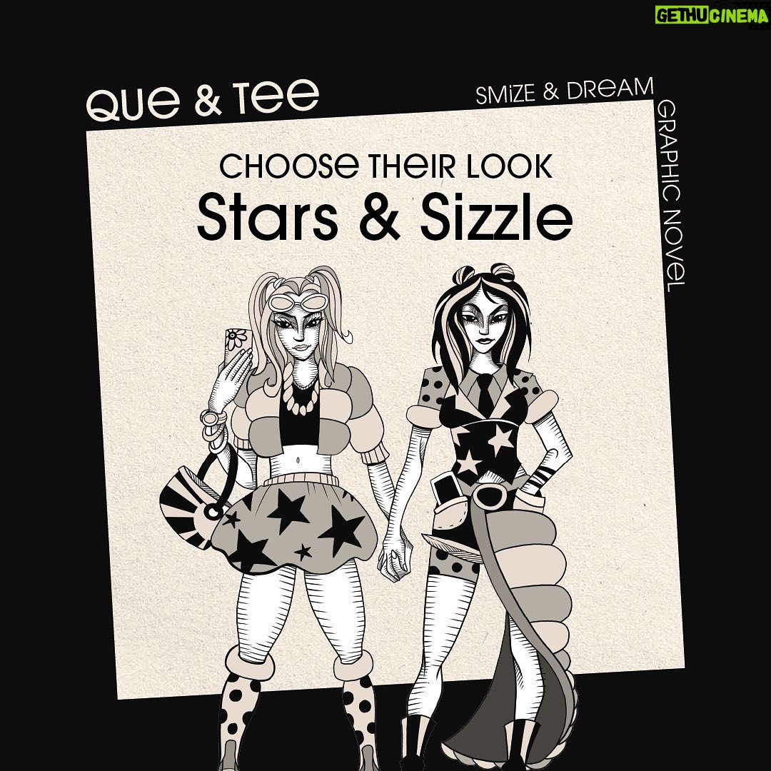 Tyra Banks Instagram - Ok, listen up. TyTy passion project!!! @SMIZEandDREAM is not just amazing ice cream🍦with yummy PRiZES hidden inside. We are releasing a SMiZE & DREAM Graphic Novel📕next year! To finalize the fashion and beauty💄looks of some of our main characters, you weighed in on our stories, and here’s your last chance to voice your thoughts on our feeds. We will reveal the final looks on Dec 1st at our booth at @ComicConLA. Plus there will be 5 flavors of our ice cream🍦there! 😋 Crazy fun, right?! 🎉 First up is our twins, Que & Tee. They are spicy, hyped, funny and well…fashion victims! 😜 Should they be: SOLID & SIMPLE or STARS & SIZZLE Comment below 👇🏽 . . . . . . #comiccon #comicconla #cosplay #comics #cosplayer #comicbooks #comicconvention #lacc #cosplayersofinstagram #comic #anime #comicart #comicbook #costume #makingcomics #SMiZEandDREAM #SMiZE #SMiZEcomic #SMiZEGraphicNovel