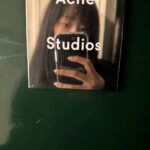 Uchinaga Eri Instagram - @acnestudios 🖤