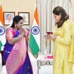 Upasana Kamineni Instagram - Met with the Honorable Tamilisai Soundararajan Garu, the esteemed Governor of Telangana. Getting a deeper understanding of what she is doing for tribal welfare has really touched my heart.❤️ Kudos to u Ma’am, for your remarkable work. 🙏🏼✨ @tamilisaisoundararajan #tribalwelfare #telanganagovernor