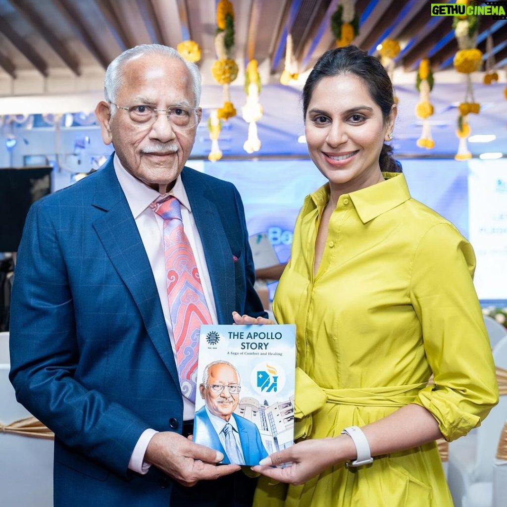Upasana Kamineni Instagram - Happy 91st Birthday Thatha. The Apollo Story is an emotional tribute to every girl child to dream without boundaries, and to every father to support their daughters as equals. Thank You @amarchitrakatha and @ranadaggubati for helping us put this together @theapollohospitals @apollofoundation Apollo Hospitals