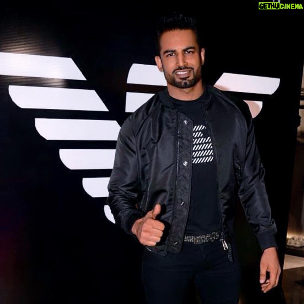 Upen Patel Instagram - “The difference between style and fashion is quality “ Giorgio Armani Emporio Armani