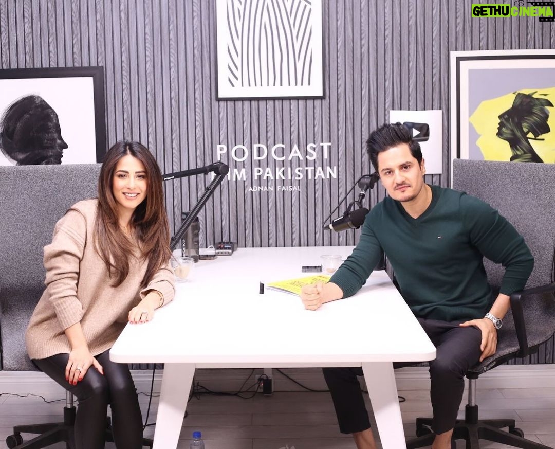 Ushna Shah Instagram - The beautiful & elegant @ushnashah coming soon with her amazing movie Chikkar. #Podcast @fhmpakistan
