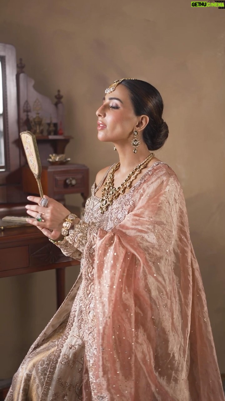 Ushna Shah Instagram - Serai by @bismakayani: Bridal Bliss in Every Thread Embark on a bridal odyssey with SERAI Heirlooms 23/24, as enchanting silhouettes harmonize with meticulous embroidery, narrating tales of ever-shining finesse and tradition. Designer : @bismakayani #Serai #heirlooms #weddingwear #weddingcouture #bismakayani #bk #luxurywear #bismakayanidesigns #weddingcollection #tradition #Ushnashah #bridalwear