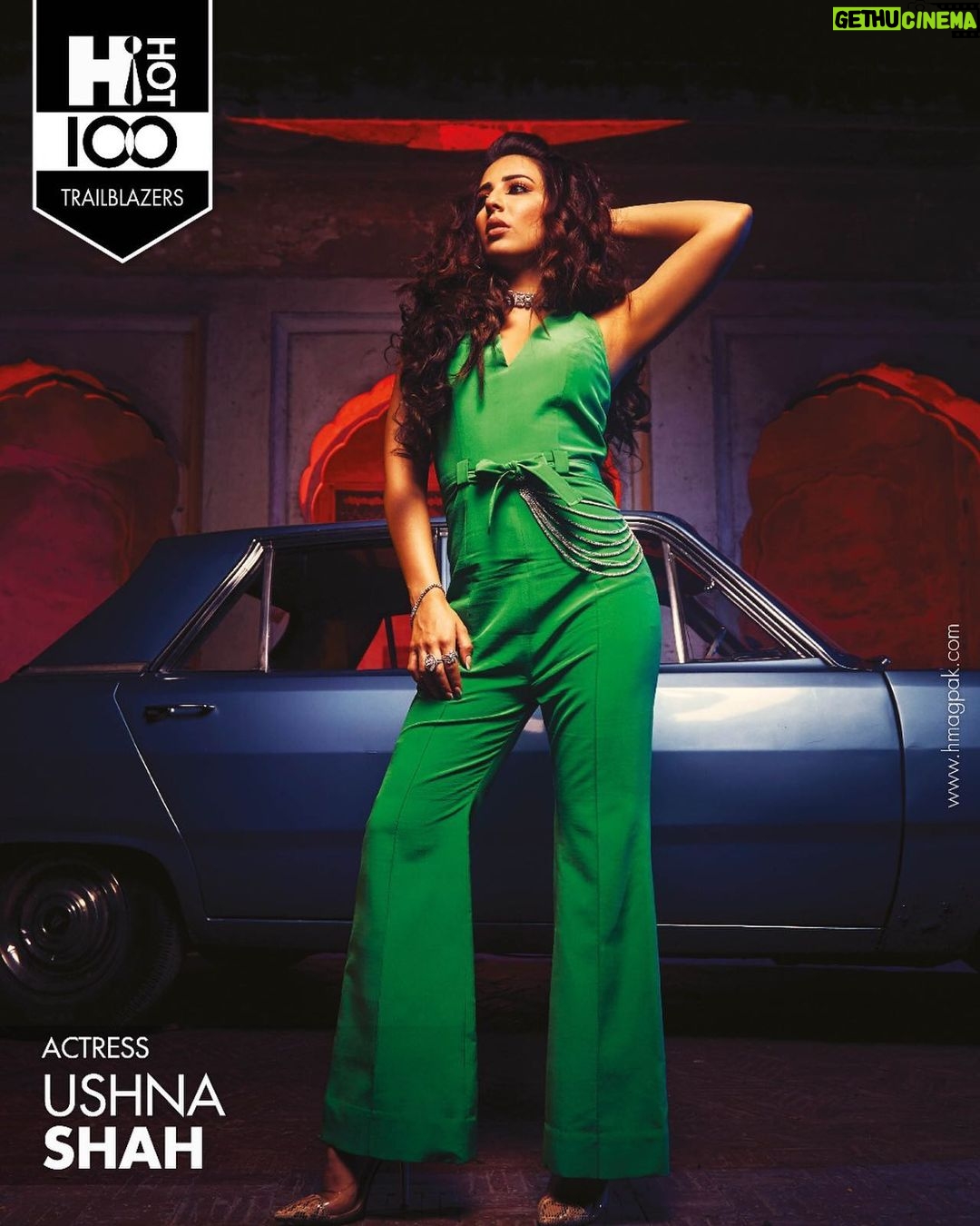 Ushna Shah Instagram - #TRAILBLAZERS #HOT100 ❗🔥 Feminist icon, animal activist and a great actor - the outspoken #UshnaShah is a star not only in the industry but an inspiring female figure to look up to. Vocal since the start, she has never been shy of calling people out and voicing her opinion for the right causes. Making her acting debut in 2013, she has received several awards for her outstanding performances in extremely powerful dramas. Her most recent dramas like ‘Parizad’ and ‘Habs’ are not only widely appreciated but critically acclaimed. The actress has an ability to make her roles feel powerful, meaningful and strong, much like herself in real life. With the ability to fill a room with her presence, the WWF Goodwill Ambassador can often be seen raising awareness about animal rescues and the accountability of human behaviour towards wildlife. That is not all though. The actress is famous for her simple yet stunning style and can often be seen in one classy outfit or the other. We can’t wait to see what she has in store for next year! @ushnashah makes it to our annual #HOT100 list of 2022 as a #Trailblazer ❤️🔥 Photo Credit: @zillestudio_kukisphotography #hot100 #december #dec21 #Hmagazine #hellopakistan #hellomagazine #pakistanicelebrities #pakistan #instalove #instapost #instadaily #instanews #karachi #lahore #islamabad