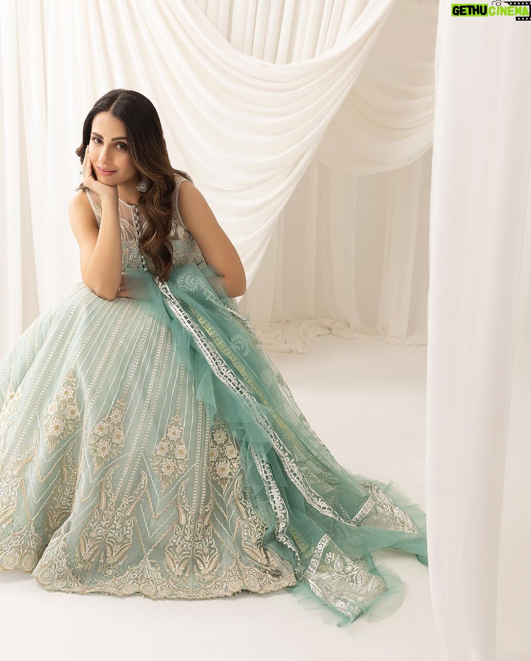 Ushna Shah Instagram - #ad shot on 08.10.23 Draped in @asifanabeel 'Barasti' budget friendly festive collection: Effortless elegance, captivating colors, and shimmering sequins. The epitome of festive glamour, all without breaking the budget! Which look is your favourite? ✨ Launching Soon. #asifaandnabeel #asifanabeel #festivecollection #festivewear #fashion #love #asianwedding #weddingwear #AffordableGlam #FestiveFashion #ushnashah