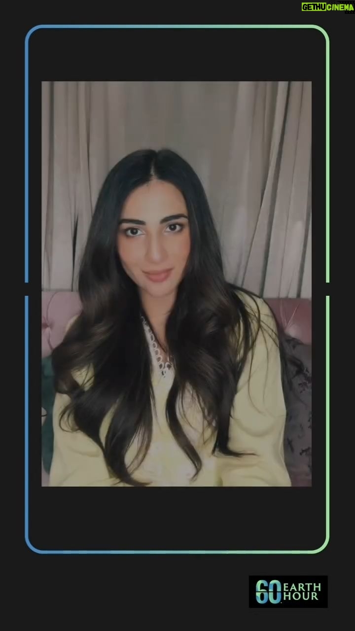 Ushna Shah Instagram - π Join our Goodwill Ambassador, Ushna Shah (@ushnashah), in celebrating #EarthHour with purpose and positivity! Get ready to make a difference this #EarthHour by participating in the #BiggestHourForEarth. Together, let's dedicate 60 minutes to activities that benefit our planet. Click the link in bio to learn more: https://www.earthhour.org/take-part/give-an-hour Let's unite for our planet and create a better world together! #TogetherPossible #TogetherForOurPlanet #GiveAnHourForEarth