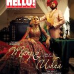 Ushna Shah Instagram - Of the many talents us south-asians possess, an unfortunate one is to hold on to the blood in our history and overlook the harmony. There was a time in our very own sub continental history when people from different religions, skin colors and linguistics lived together in harmony. This collaboration is an ode to our Punjabi heritage. And the site in which it is set amplifies it’s significance: The Shalimar Gardens: built by the Mughals and reigned over by the British and subsequently, the Maharajas. This photoshoot is an ode to our Punjabi heritage: We choose to break barriers, we choose to reconnect the branches that strayed from our roots: We choose art, We choose Love. Catch myself and @manjmusik, the lead singer of #RDB on this month’s cover of @hellopakistan Makeup: @geenakashif 💄 📸 @zillestudio_kukisphotography 💎 @hanifjewellers 👗 @zartashcouture @manjmusik #ushnashah #manjmusik #hellopakistan #rdb Shalamar Gardens, Lahore