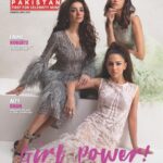 Ushna Shah Instagram - We have a big issue (get it) OK! magazine 7th Anniversary Edition Featuring myself, @sanammody & @sarwatg Styling, coordination and interview by the one and only @raoalikhan 📷 by the genius @rizwan.haq Hair & makeup by the very talented @arshadkhan.makeupartist Our gorgeous gowns by the fabulous @atelierzuhra ~ An honour to be on this power issue, check out the interviews on @okpakistan website! #ushnashah #okmagazine #coverstory #femaleempowerment #makeachange #dubaigowns #uaefashion