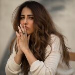 Ushna Shah Instagram - Mondays be like...⁣ ⁣ ⁣ ⁣ ⁣ ⁣ ⁣ ⁣ Cover story for Sunday Times @sundaytimes⁣ Wardrobe: @zasimo⁣ Photography: @shahbazshaziofficial⁣ Hair and Makeup: @shaziarashidmakeupartist⁣ Styling: @ehteshamansari⁣ Coordination: @mintcommpk⁣ #ushnashah