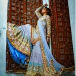 Ushna Shah Instagram - #ThrowbackThursday throwback from my souchaj shoot from last year, this is the end of it I promise! Shout out to the leg-press at my gym for giving me the ability to sustain this pose.⁣ #heavyembellishment ⁣⁣⁣⁣⁣ ⁣⁣ ⁣⁣ ⁣⁣⁣⁣⁣ From the spread of Cover shoot for: @gt_magazine (Aug 2019)⁣⁣⁣⁣⁣ (Interview link on “hearsay” highlight) ⁣⁣ Wardrobe: @Souchaj⁣⁣⁣⁣⁣ Hair and Make-up: @ayan_khanofficial @nabila_salon⁣⁣⁣⁣⁣ Shot by: @AbdullahHarisFilms⁣⁣⁣⁣⁣ Coordination: @MintCommPk⁣⁣⁣⁣⁣ Styling: @salmoon.j.daniel⁣⁣⁣⁣⁣ Walled City of Lahore