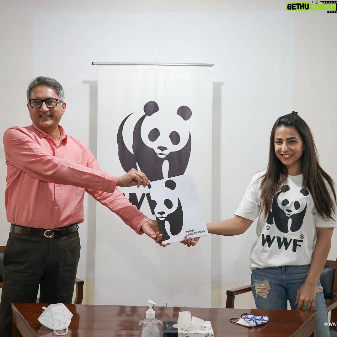 Ushna Shah Instagram - Honoured to join hands with WWFPAK as the Goodwill Ambassador and be a part of the panda family. WWF's mission is working to sustain the natural world for the benefit of people and nature. I am grateful for this platform and can not wait to get to work with these dedicated & passionate individuals. Wish us luck! 🐼 (The last two pictures are of me enjoying a gelato after my signing.. Just sharing my happy ) @wwfpak @wwf #ushnashah #wwfgoodwillambassador #conservation #wildlife #nature #wildlifephotography #animals #naturephotography #wildlifeconservation #photography #environment #travel #birds #animal #naturelovers #biodiversity #sustainability #wild #love #ocean #safari #hunting #climatechange #l #endangeredspecies #natgeo #earthhour
