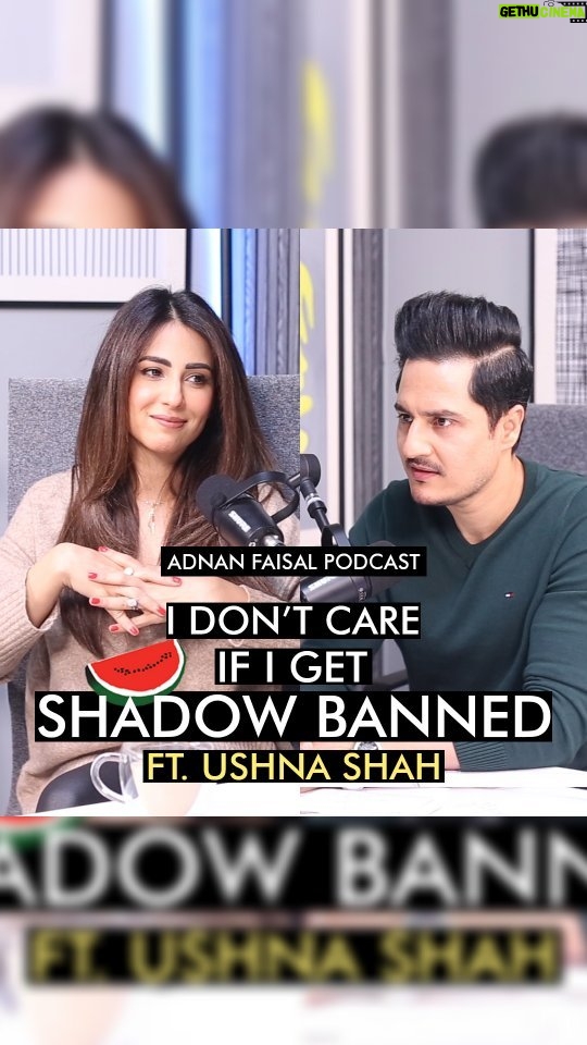 Ushna Shah Instagram - Heart to heart with Ushna Shah I Adnan Faisal Podcast @adnanfaysal @ushnashah #fhmpodcast #adnanfaisal