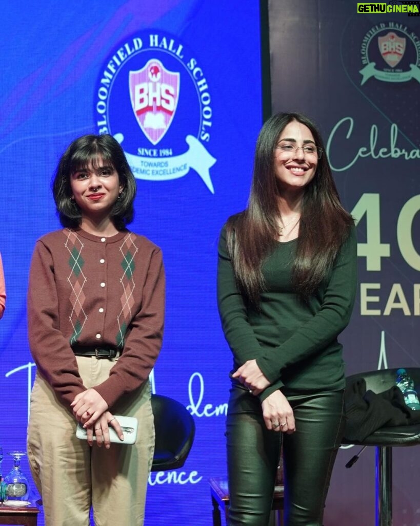 Ushna Shah Instagram - Happy to see @bloomfieldhallschools engaging with vital causes for their 40th anniversary. Honoured to speak about animal rights, hoping to inspire curriculum changes towards empathy for the voiceless. And hoping that other institutions follow suit🐾