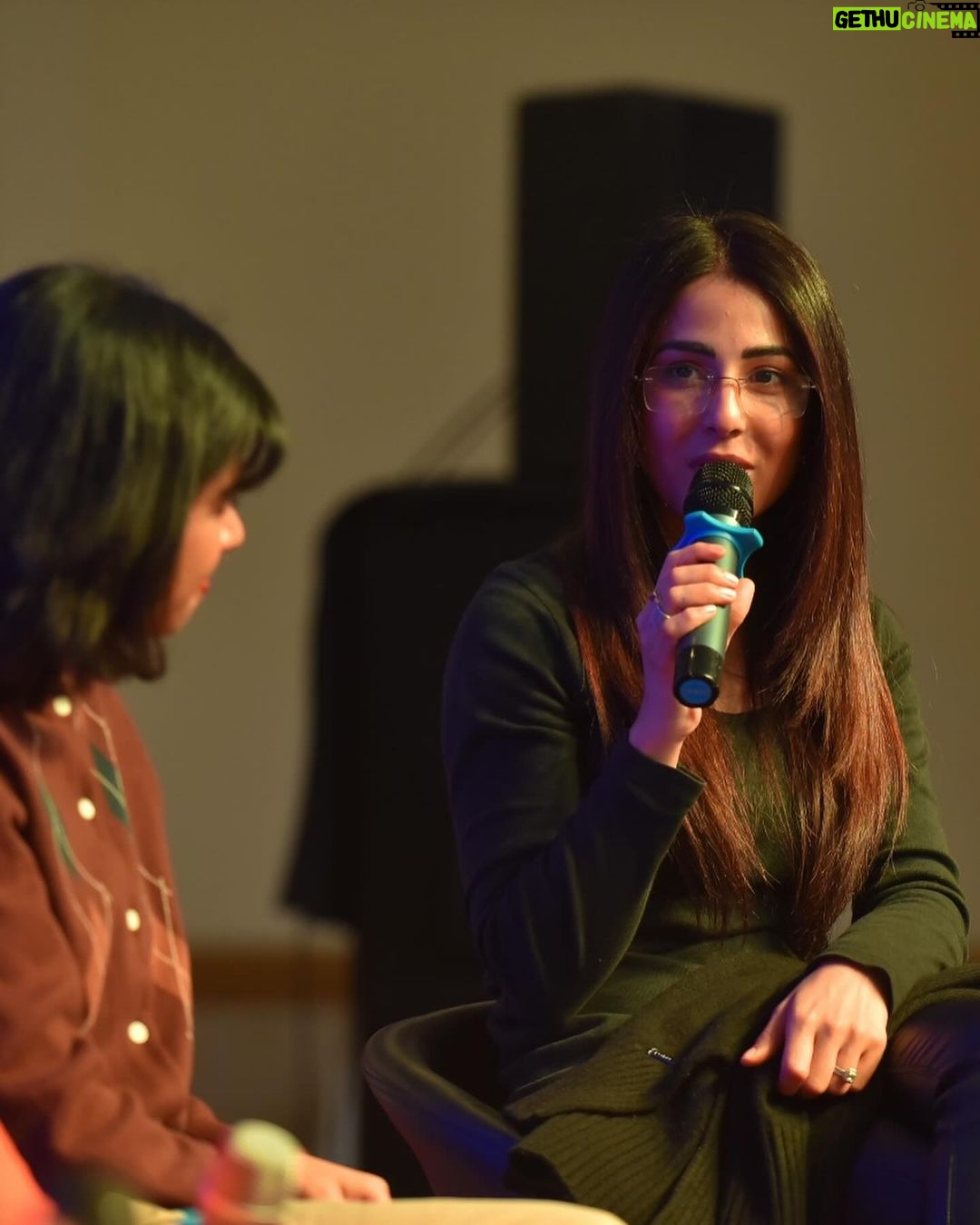 Ushna Shah Instagram - Happy to see @bloomfieldhallschools engaging with vital causes for their 40th anniversary. Honoured to speak about animal rights, hoping to inspire curriculum changes towards empathy for the voiceless. And hoping that other institutions follow suit🐾