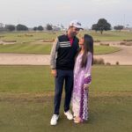 Ushna Shah Instagram - Thanks for a great time @rumanza.golf ⛳️ #ushnashah #golf #hamzaamin Multan