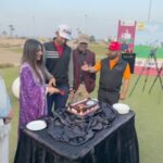 Ushna Shah Instagram - Thanks for a great time @rumanza.golf ⛳️ #ushnashah #golf #hamzaamin Multan