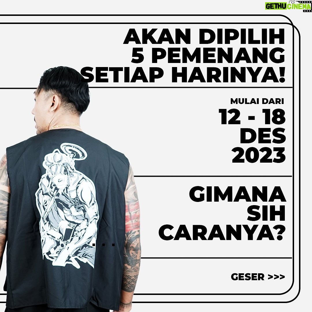 Uus Instagram - Minnaaa! Hari ini ada vest Buddha (Record of Ragnarok) dan 4 parfum bawang slayer yang akan di giveaway! Pertanyaan hari ini ada digambar yah geser aja š Berikut pemenang buat giveaway kemarin yg dipilih lgsg sama @dot.thegoat š«” @nfsxlton @dwi.pradnyasari @aridamaja @yoyokup @_rohid.rap Yang hari ini ikutan ganbare ganbare ganbareeeeeee! š„
