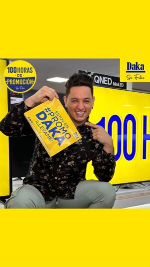 Víctor Drija Instagram - ¡ENTÉRATE HOY A LAS 7:00 P.M.! 🔥😳

¡La espera se acabó! 😎
¿PRODUCTOS?
¿PRECIOS?

¡Mantente atento! HOY conocerás algunos de los +5000 productos en promoción que se vienen en estas 100 horas de promoción. 💛📢

¿DÓNDE? Única cuenta oficial ➡️ @tiendasdaka

Válido a nivel nacional desde el jueves 26 al domingo 29 de octubre 🇻🇪

#Octubre #100horasDaka #100horas #SomosgenteDaka #Venezuela #GanaconDaka #Sefeliz