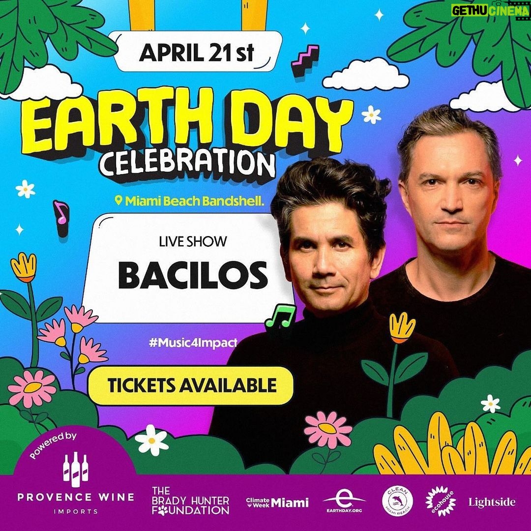 Víctor Drija Instagram - #EarthDayCelebration has arrived in Miami! Get your tickets now and join the Music for Impact Festival! LIMITED CAPACITY bit.ly/earthday-tickets at @miamibeachbandshell 🌎🎶🥳 Top musicians, top speakers, top celebrities, sport icons, food and more! The preview includes activities, such as Beach Clean Up, sunset DJ set and Buddhist Monk Blessing & Meditation. Your ticket will help assist conservation and ecological restoration as well as protecting animal sanctuaries! Join the great launch of Miami Climate Week @miamidadecount! ¡Ya llegó #EarthDayCelebration a Miami! ¡Sacá tus tickets ahora y sumate al Festival de música de Alto Impacto! CAPACIDAD LIMITADA link in bio - bit.ly/earthday-tickets en @miamibeachbandshell ¡Artistas, speakers, celebridades, iconos deportivos, música y más! La previa incluye actividades como Limpieza de Playa, Bendición y Meditación de Monjes Budistas y un DJ Set al atardecer. ¡Tu entrada ayudará a conservar y restaurar reservas ecológicas como también proteger santuarios de animales! ¡Unite al lanzamiento de Miami Climate Week @miamidadecount! 🙏🏻🌎🎶🙌🏽✨🥳 #MusicFestival #Miami #EarthDay #Music4impact Miami Beach, Florida