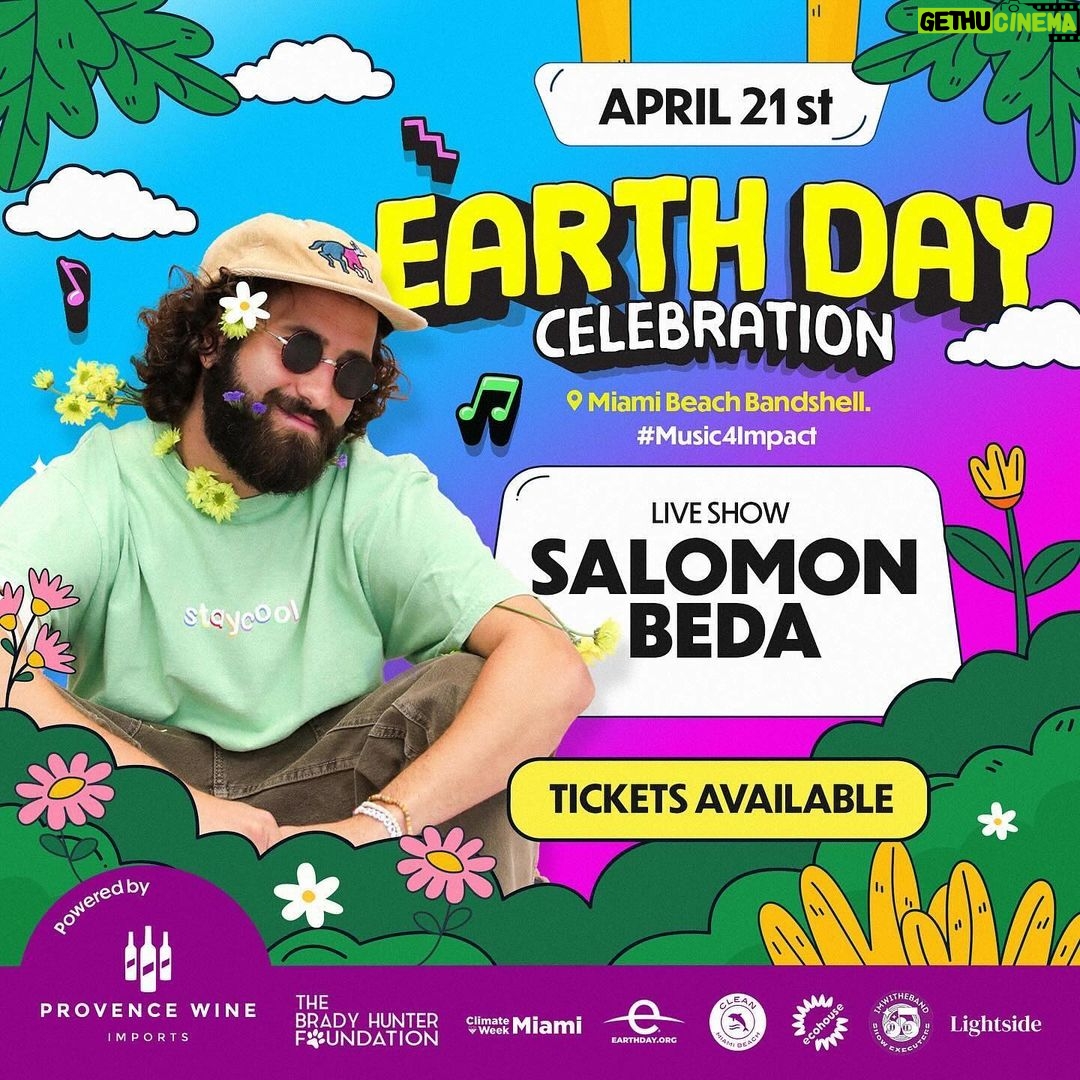 Víctor Drija Instagram - #EarthDayCelebration has arrived in Miami! Get your tickets now and join the Music for Impact Festival! LIMITED CAPACITY bit.ly/earthday-tickets at @miamibeachbandshell 🌎🎶🥳 Top musicians, top speakers, top celebrities, sport icons, food and more! The preview includes activities, such as Beach Clean Up, sunset DJ set and Buddhist Monk Blessing & Meditation. Your ticket will help assist conservation and ecological restoration as well as protecting animal sanctuaries! Join the great launch of Miami Climate Week @miamidadecount! ¡Ya llegó #EarthDayCelebration a Miami! ¡Sacá tus tickets ahora y sumate al Festival de música de Alto Impacto! CAPACIDAD LIMITADA link in bio - bit.ly/earthday-tickets en @miamibeachbandshell ¡Artistas, speakers, celebridades, iconos deportivos, música y más! La previa incluye actividades como Limpieza de Playa, Bendición y Meditación de Monjes Budistas y un DJ Set al atardecer. ¡Tu entrada ayudará a conservar y restaurar reservas ecológicas como también proteger santuarios de animales! ¡Unite al lanzamiento de Miami Climate Week @miamidadecount! 🙏🏻🌎🎶🙌🏽✨🥳 #MusicFestival #Miami #EarthDay #Music4impact Miami Beach, Florida