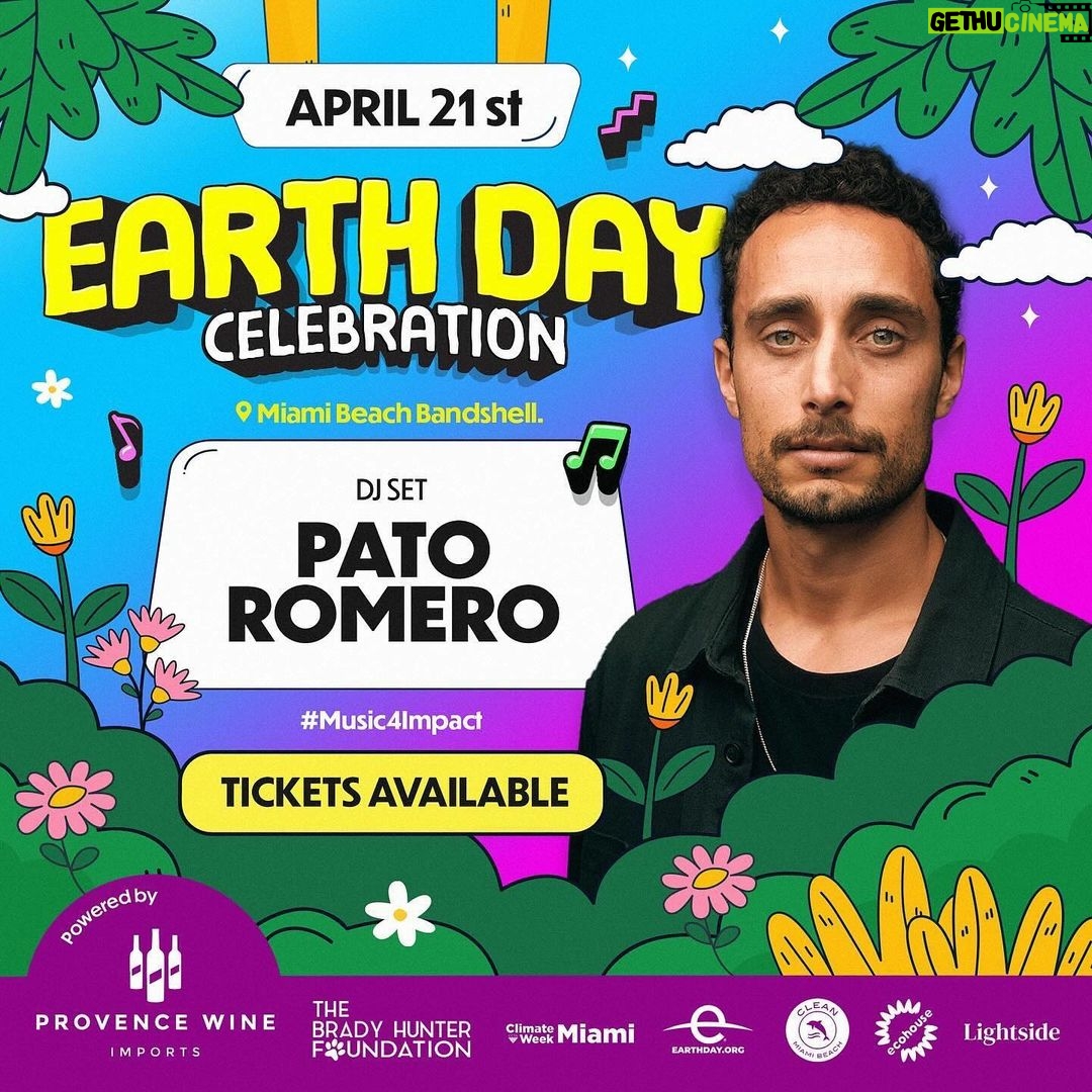 Víctor Drija Instagram - #EarthDayCelebration has arrived in Miami! Get your tickets now and join the Music for Impact Festival! LIMITED CAPACITY bit.ly/earthday-tickets at @miamibeachbandshell 🌎🎶🥳 Top musicians, top speakers, top celebrities, sport icons, food and more! The preview includes activities, such as Beach Clean Up, sunset DJ set and Buddhist Monk Blessing & Meditation. Your ticket will help assist conservation and ecological restoration as well as protecting animal sanctuaries! Join the great launch of Miami Climate Week @miamidadecount! ¡Ya llegó #EarthDayCelebration a Miami! ¡Sacá tus tickets ahora y sumate al Festival de música de Alto Impacto! CAPACIDAD LIMITADA link in bio - bit.ly/earthday-tickets en @miamibeachbandshell ¡Artistas, speakers, celebridades, iconos deportivos, música y más! La previa incluye actividades como Limpieza de Playa, Bendición y Meditación de Monjes Budistas y un DJ Set al atardecer. ¡Tu entrada ayudará a conservar y restaurar reservas ecológicas como también proteger santuarios de animales! ¡Unite al lanzamiento de Miami Climate Week @miamidadecount! 🙏🏻🌎🎶🙌🏽✨🥳 #MusicFestival #Miami #EarthDay #Music4impact Miami Beach, Florida