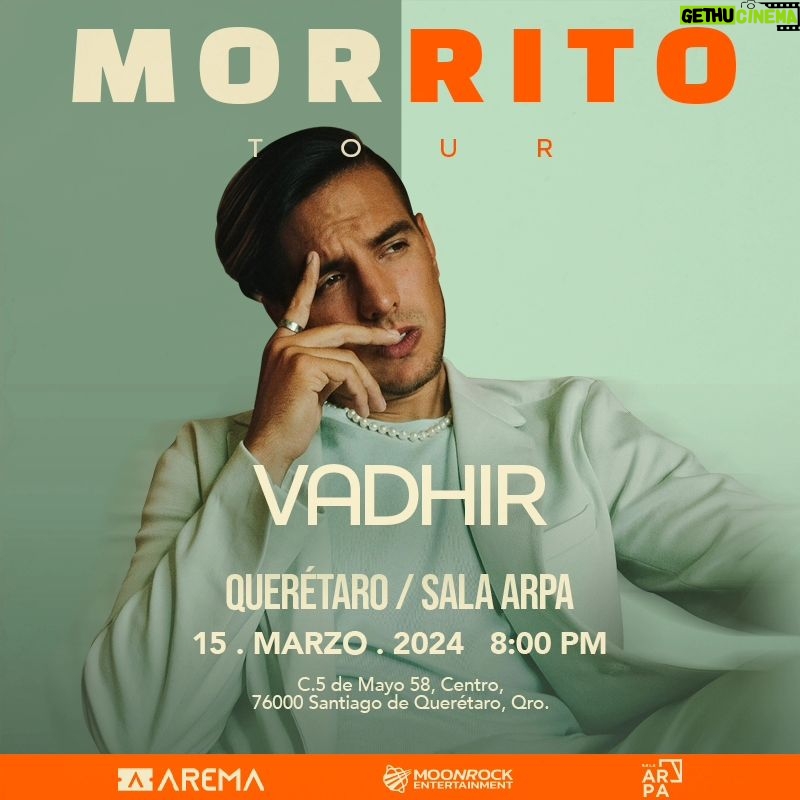 Vadhir Derbez Instagram - Para los que no se han enterado, la nueva fecha de Queretaro es el 15 de Marzo 8pm Sala Arpa. Los boletos que ya tenían serán válidos en esta fecha y si necesitan reembolso chequen directamente con Arema Ticket para pedirlo. Gracias por entender!! Ya me urge verlos! . Les deje una fotito de mi otro show en Gdl jaja