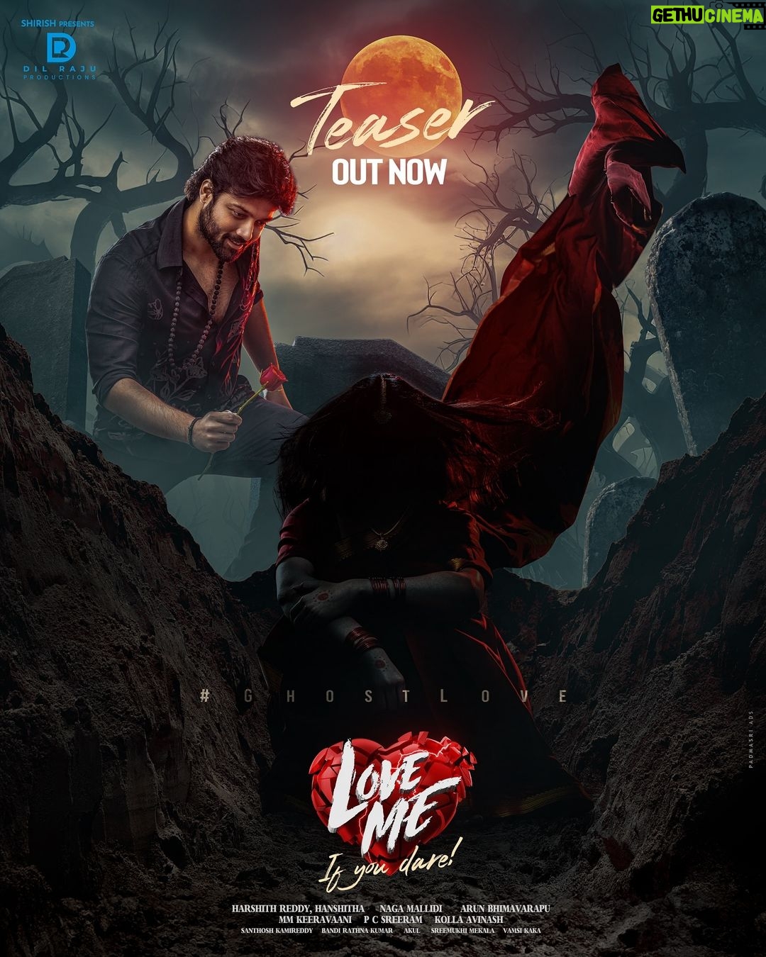 Vaishnavi Chaitanya Instagram - I’m thrilled to share the teaser of “Love me if you dare” with you all!❤️ Link is in bio 🤩 It was an amazing experience to work with @pcsreeram sir @mmkeeravaani sir and @kollaavinash sir. Who are the masters of their crafts. 😇 I gained so much knowledge 😇😁 I’m excited to watch me and @ashish_velamakucha on the big screen under the direction of @andthenarun garu🥰😁 I’m grateful to @dilrajuprodctns @dilraju.producer sir, @hanshithareddy garu, @harshithsri garu and @naga_mallidi garu for giving me this opportunity.😇😁