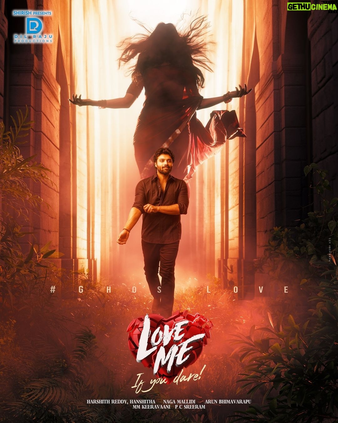 Vaishnavi Chaitanya Instagram - Very much excited to be a part of this project. Canβt wait to witness the magic with you guys in the theatres. πππ€©π€© #lovemeifyoudare β€οΈ Link is in the bioπ Please do watch and let us know π A never seen before love story for the big screens π₯ Get ready to witness an intriguing love tale between human and a ghost π§ββοΈπ Exciting updates soon! #GhostLove π @ashish_velamakucha @vaishnavi_chaitanya_ @ravikrishna_official @mmkeeravaani @pcsreeram.isc @andthenarun @kollaavinash @santhoshfeb09 @sreemukhi.mekala @harshithsri @hanshithareddy @naga_mallidi @dilrajuprodctns