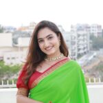 Vaishnavi Gowda Instagram - Twirling into the world of elegance! ✨ #mysoresilksaree