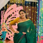 Vaishnavi Gowda Instagram - Nothing feels as perfect as a saree 🤍 Outfit - @arulaa_by_rashmianooprao