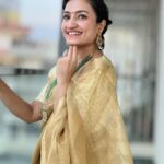 Vaishnavi Gowda Instagram – Nim Nota nan mele🌸 🎶 

Outfit- @arulaa_by_rashmianooprao 
Jewellery – @daivik.in