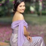 Vaishnavi Gowda Instagram - a lilac only blossoms after a harsh winter ❄️ Outfit - @shimmer_designer_studio