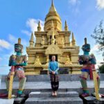 Valentina Shevchenko Instagram - 📍Wat Phra Chedi Laem So พระเจดีย์แหลมสอ วัดเจดีย์แหลมสอ 🕉️ Koh Samui Island, Thailand