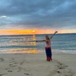 Valentina Shevchenko Instagram - Sunset on the beach 🌴✨🐠☀️ #RoadTrip #Thailand #Travel #Exploring #Sunset #Beach